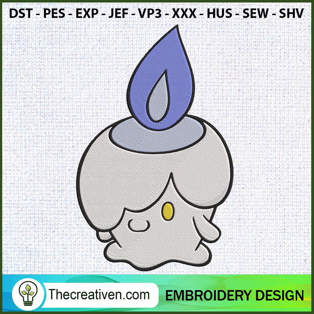 Litwick Pokemon Embroidery D Embroidery Design 1 Litwick Pokemon Embroidery D Embroidery Design