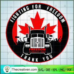 Sticker Freedom Convoy 2022 SVG Cut File for Cricut & Silhouette