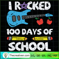 I Racked 100 Days Of School SVG Cut File for Cricut & Silhouette