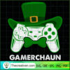 Leprechaun Gamer St.Patrick's Day SVG Cut File for Cricut & Silhouette 2 Leprechaun Gamer St Patricks Day Graphics 24300275