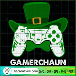 Leprechaun Gamer St.Patrick's Day SVG Cut File for Cricut & Silhouette