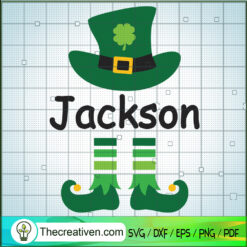 St.Patrick's Day Boy SVG, Jackson Elf SVG, Leprechaun SVG