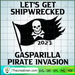 Let's Get Shipwrecked Gaspar SVG Cut File for Cricut