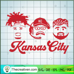 Mahomes Kelce And Reid Emojis SVG, Kansas City Member SVG, Sports SVG