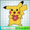 Pikachu Valentine Heart copy