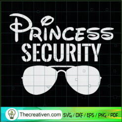Princess Security SVG, Disney Security SVG, Walt Disney SVG