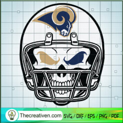 Rams Skull SVG, Los Angeles Rams SVG, American Football SVG