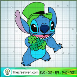 Stitch St.Patrick's Day SVG Cut File for Cricut & Silhouette