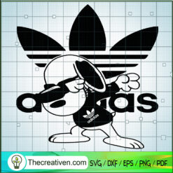 Hip Hop Adidog SVG, Adidas Brand SVG, Snoopy Dog SVG