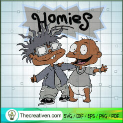 Rugrats Homies SVG, Funny Rugrats SVG, Funny Cartoon SVG