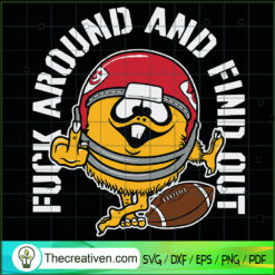 Fuck Around And Find Out SVG, Kansas City Chiefs SVG, Funny SVG