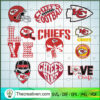 Kansas City Chiefs Bundle Logo SVG Cut File for Cricut & Silhouette