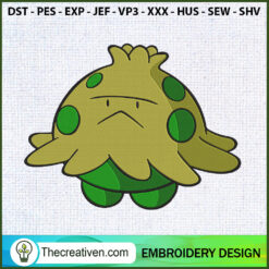 Shroomish Pokemon Embroidery Embroidery Design