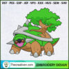 Torterra Pokemon Embroidery  Embroidery Design