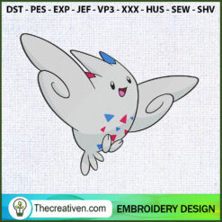 Togekiss Pokemon Embroidery  Embroidery Design