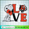snoopy love Cincinnati Bengals svg png dxf copy