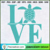 I Love Turtles Embroidery Designs Embroidery Design – Digital Download