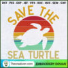 Retro Save the Sea Turtle Em Embroidery Design 2 10 copy 2
