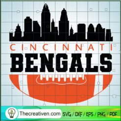 Cincinnati Benglas SVG, Cincinati City SVG, Bengals Football SVG