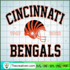 Cincinnati Bengals From 1967 SVG Cut File for Cricut