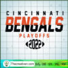 Cincinnati Bengals Playoffs 2022 SVG Cut File for Cricut & Silhouette