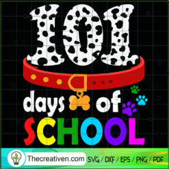101 Days Of School SVG Cut File for Cricut & Silhouett Design 83861
