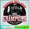 Georgia Bulldogs 2022 CFP Na SVG Cut File for Cricut