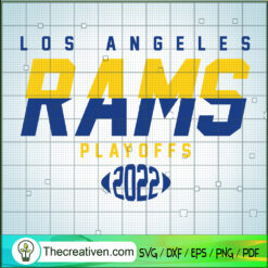 Los Angeles Rams Playoffs 2022 SVG, LA Rams SVG, American Football SVG