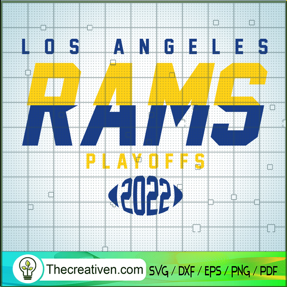 Los Angeles Rams Playoffs 2022 SVG, LA Rams SVG, American Football SVG 1 Los Angeles Rams Playoffs 2022 SVG, LA Rams SVG, American Football SVG