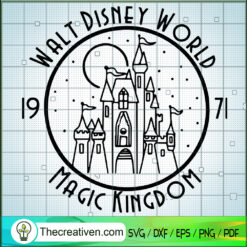 Walt Disney World Magic Kingdom SVG Cut File for Cricut & Silhouette