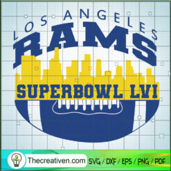 Los Angeles Rams Supperbowl LV1 SVG, LA Rams SVG, Football SVG
