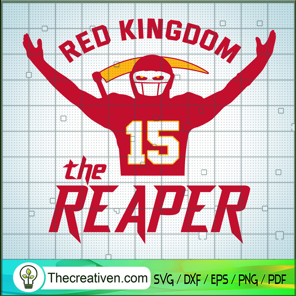 Red Kingdom The Reaper SVG, Player 15 SVG, KC Chiefs SVG 1 Red Kingdom The Reaper SVG, Player 15 SVG, KC Chiefs SVG