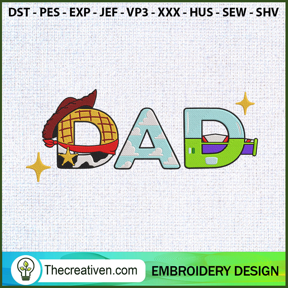 Dad Toy Story Embroidery Designs Embroidery Design – Digital Download 1 Dad Toy Story Embroidery Designs Embroidery Design – Digital Download