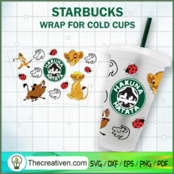 Hakuna Matata Coffee Starbuc SVG Cut File for Cricut