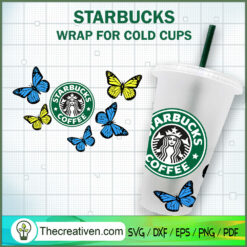 Blue And Yellow Butterfly St SVG Cut File for Cricut