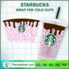Donut Cake Starbucks Cold Cup SVG Cut File for Cricut & Silhouette