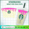 Pink Ice Cream Yellow Donut SVG Cut File for Cricut 3 donut8 coffe 34 24OZ copy