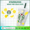 Lemon Minnie Logo Starbucks  SVG Cut File for Cricut