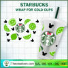 Lime Minnie Logo Starbucks C SVG Cut File for Cricut