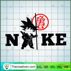 Nike Goku SVG, Nike Dragon Ball SVG, Nike Brand SVG