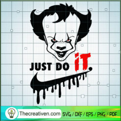 Pennywise Just Do It SVG, Nike Just Do It SVG, Nike Logo SVG