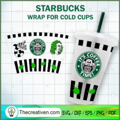 It's Coffee Time Beetlejuice SVG Cut File for Cricut