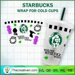 Beetlejuice Coffee Starbucks SVG Cut File for Cricut