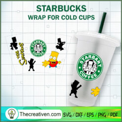 Simpsons Starbart Coffee Sta SVG Cut File for Cricut