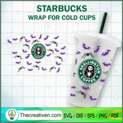 Purple Skellington Coffee St SVG Cut File for Cricut