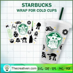 Baby Yoda Starwars Coffee St SVG Cut File for Cricut