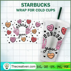 ABCDEF You Starbucks Cold Cup SVG Cut File for Cricut & Silhouette