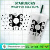 BTS Chibi Starbucks Cold Cup SVG Cut File for Cricut & Silhouette