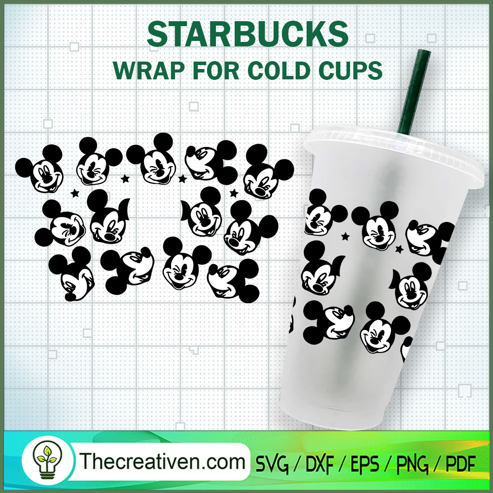 Mickey Magic World Starbucks SVG Cut File for Cricut 1 Mickey Magic World Starbucks SVG Cut File for Cricut