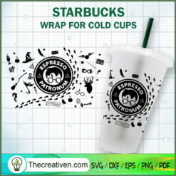 Harry Potter Espresso Patronum Starbuc SVG Cut File fo Design 86370